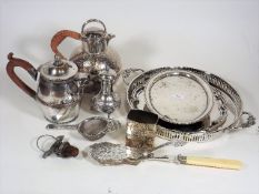 A Quantity Of Silver Plate Including 19thC.