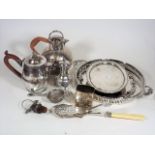 A Quantity Of Silver Plate Including 19thC.