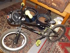 A Childs Bicycle & Helmet