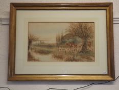 Two Hunt Scene Watercolours Signed F. C. Hines