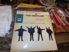 A German Beatles HELP Album & Other Vinyl Records