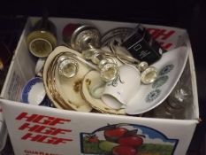 A Boxed Quantity Of Ceramics & Other Items
