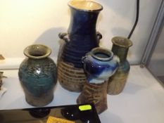 A Studio Pottery Carafe Set