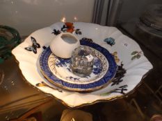 A Decorative Plate & Other Items
