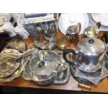 A Small Quantity Of Plated Ware