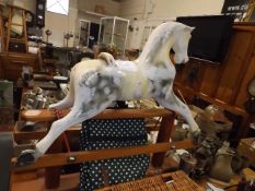 A Vintage Childs Rocking Horse For Restoration (Ma