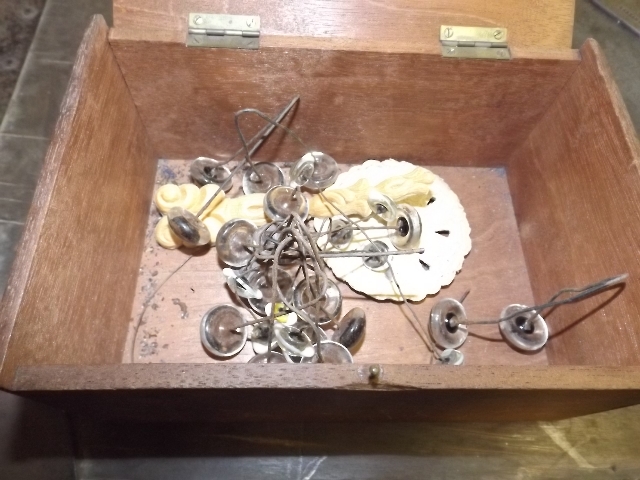 A Box Of Victorian Taxidermy Glass Fish Eyes