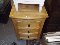 A Modern Pine Style Bedside Chest