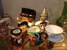 A Small Quantity Of Character Jugs & Other Items