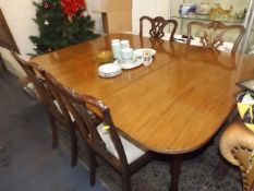 A 19thC. Chippendale Style Mahogany Table With Fiv