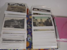 Three Small Albums Of Postcards