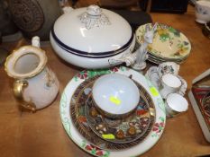 A Lidded Tureen & Other China Items