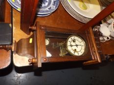 An Early 20thC. Mahogany Wall Clock