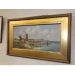 A Framed Landscape Oil Signed A. H. Vickers