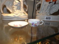 A Meissen Miniature Cup & Saucer