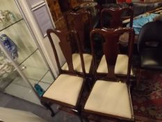 Four 19thC. Mahogany Dining Chairs