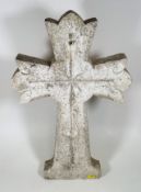 A French Marble Crucifix