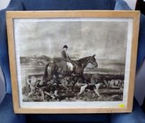 A Munnings Print Of William Bolitho Signed In Penc