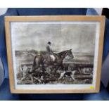 A Munnings Print Of William Bolitho Signed In Penc