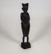 A Carved African Fertility Figure