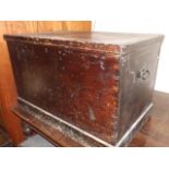 A Large 19thC. Silver Chest