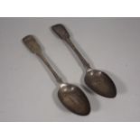 Two Exeter Silver Tablespoons