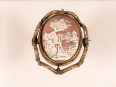 A Pinchbeck Mounted Cameo
