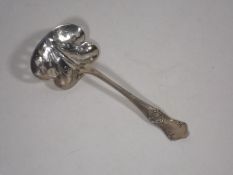 A Silver Sifting Spoon