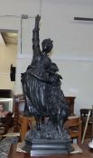 A 19thC. Jean Didier Debut Bronze Depicting Fisher