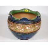 A Doulton Stoneware Jardiniere 7in