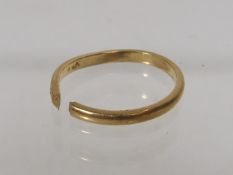 A 22ct Gold Ring A/F