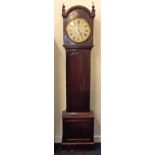 A 19thC. Grandfather Clock With Fine Mahogany Case
