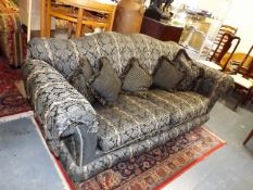 A Good Quality Medallion Two To Three Seater Sofa