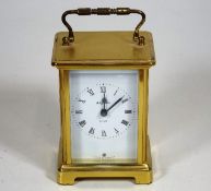 A French Brass Bayard Carriage Clock