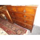 A 19thC. Mahogany Chest Of Drawers