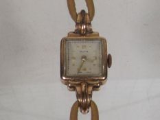 A 1930'S Gold Case Watch