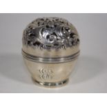 An Antique Silver Potpourri