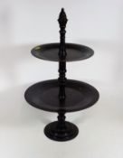A French Bronze Cake Stand With Pineapple Finial