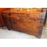 An Antique Oak Coffer