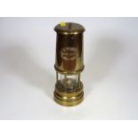 A Brass Ashington Colliery Miners Lamp