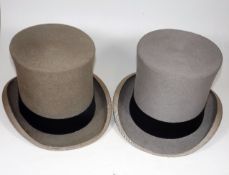 A Locke & Co. Top Hat Twinned With A Herbert Johns