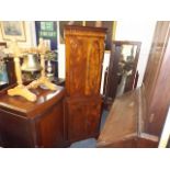 A Georgian Style Mahogany Corner Cupboard