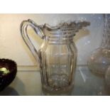 A Georgian Glass Water Jug