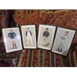 Eleven Framed Spy Sportsman Prints, Mostly 19thC.