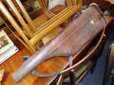 A Vintage Leather Gun Case