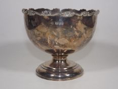 A Small Footed Silver Bowl
