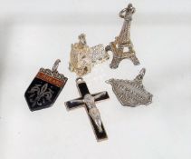 A Small Selection Of Silver & White Metal Items
