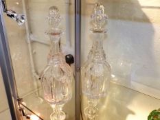 A Pair Of Victorian Decanters