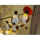 Beswick Penguin Family