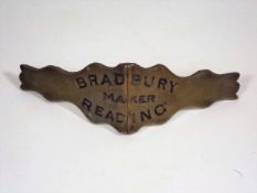 An Early 20thC. Brass Horse Harness Plate